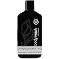 Black Wolf Charcoal Powder Body Wash Men - 10 Fl Oz Paraben-Free Mens Body Wash - Salicylic Acid Reduce Acne Breakouts and Cleanse Your Skin - Full Coverage & Deep Clean Men's Bodywash