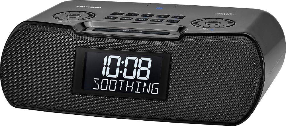 Photo 1 of Sangean RCR-30 FM-RBDS/AM/Bluetooth/Aux-in Digital Tuning Clock Radio with USB Phone Charging and Sound Soother, Gray