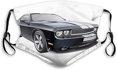 Keyboard cover Gesichtsschutz Mundschutz Schwarzes modernes Ponyauto