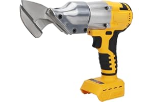 F FINEC Electric Metal Scissors Compatible with Dewalt Battery, 360° Rotating Head Robust Practical Metal Scissors Battery, Metal Scissors Electric Battery Scissors(Battery Not Included)