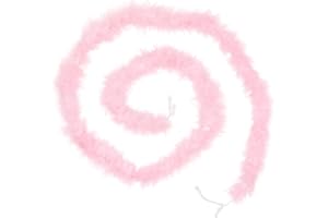 Handy Lidy 14g 2Yards Fluffy Marabou Feather Boa Women DIY Craft Home Decor Fur String Scarf Fur Strips Trim