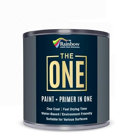 THE ONE All-In-One Paint & Primer White Gloss 250 ml Multi-Surface