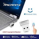 ARCANITE USB Fingerprint Reader for Windows 10 11 Hello 0.05s 360 Degree view 6