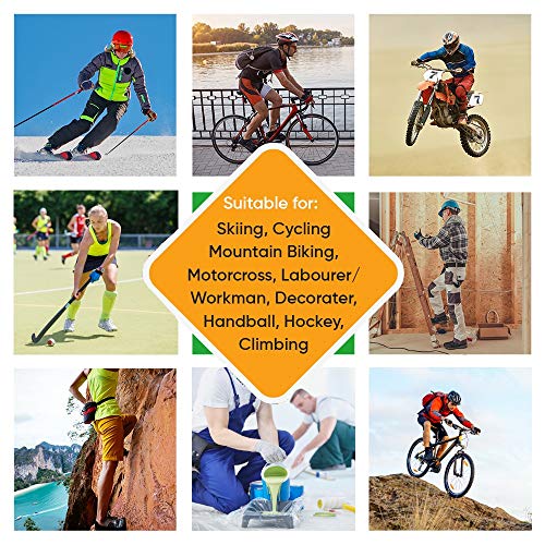 Knee-Sleeve-Support-Brace-with-Foam-Pad-Protective-Compression-Knee-Pad-with-Durable-Padding-for-Shock-Impact-Resistance-Reduce-Stiffness-in-Joints-Muscles-Sports-Exercise-Work-All-Day-Wear