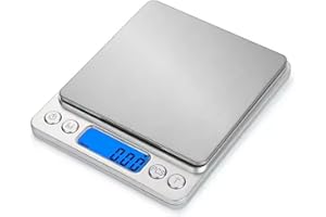 Navor Digital Mini Pocket Kitchen Scale 500g 0.01g High Precision Gram Scale for Cooking, Baking, Coffee, Jewelry, Medicine, 