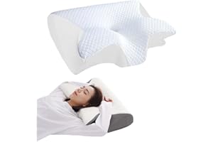 Zedamso Neckhaven Pillow Hospitality Collection, Neck Haven Hotel Collection with Cooling Cover, Neckhaven Ergonomic Cervical Neck Pillow for Adult, Relieve Neck Pain (White)