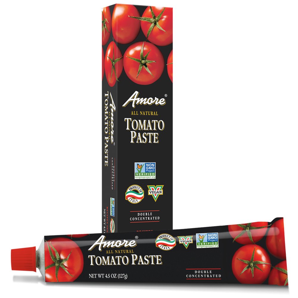 Amore Tomato Paste 4.5 Ounce Tubes (Pack of 12) 4.5 Ounce (pack... Free