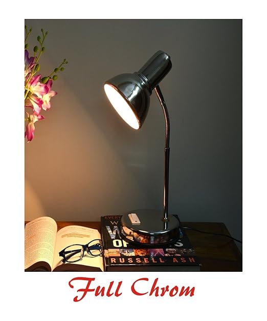HELICON Table Lamp- (Strong Stainless Steel Body)- Office Use/study Lamp/desk Lamp/reading/working Light
