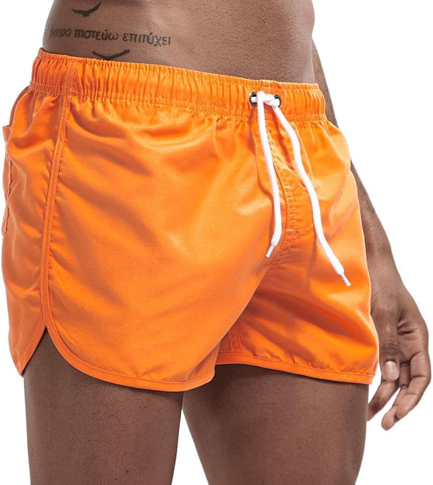 WHB Men's Swimming Trunks Classic Mesh Lining Surf Shorts QuickDrying