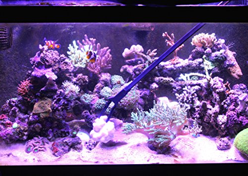 AquaticHI Aquarium Tongs 27 inch (70 cm), 100% Reef Safe, Multi Purpose for Fresh and Saltwater Fish Tanks, Clip Plants, Spot Feed Fish and Coral, Keep Hands Dry and Tank Free from Contamination - Thumbnail 5