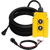 ECO-WORTHY 4 Wire Dump Trailer Remote Control Switch for Hydraulic Pump 12V DC for Lift Winch Dump Bed