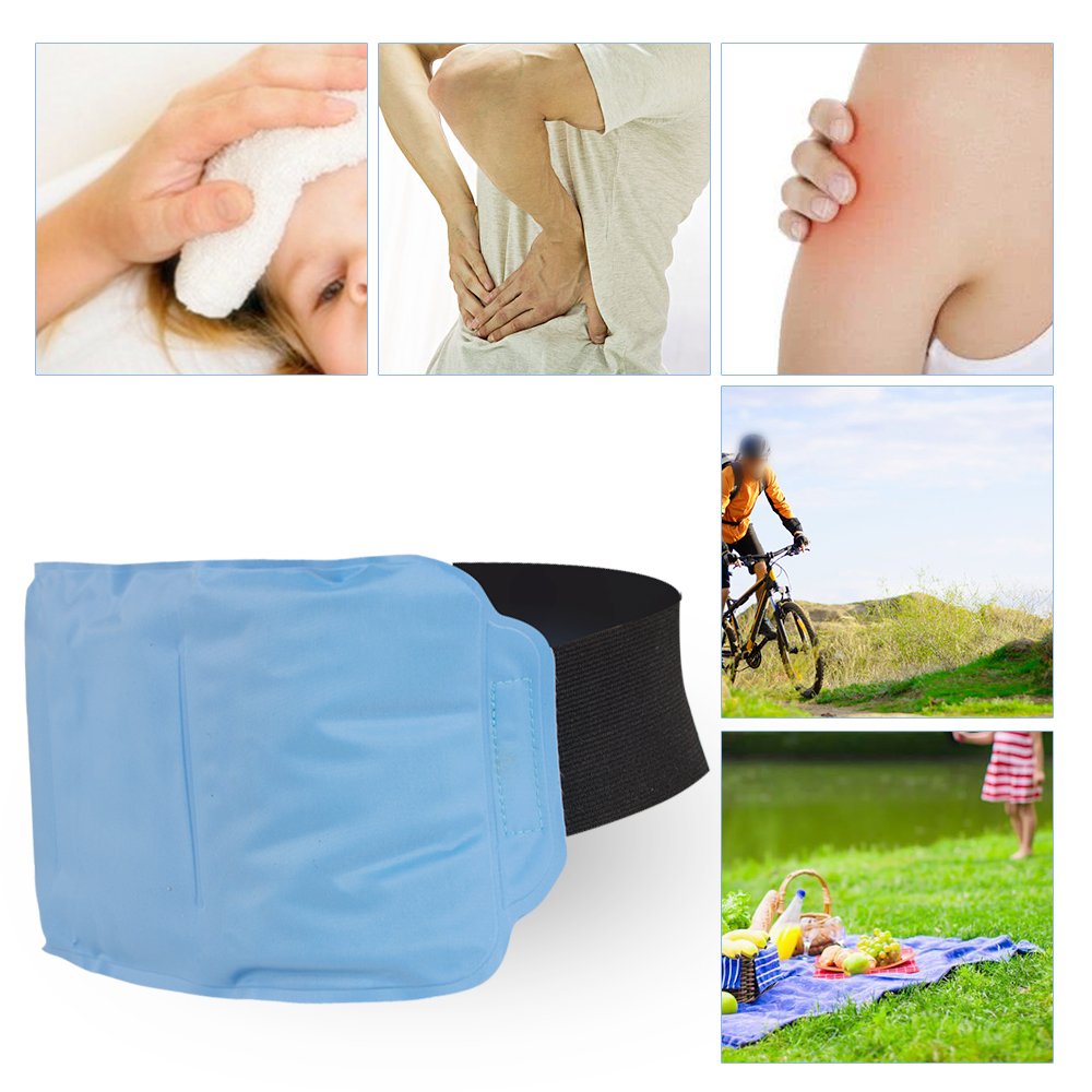 Enshey Hot & Cold Therapies Packs Reusable Cold Bag Warm Treatment Bags Nylon Silk Spinning Physical Therapy Bags for Injuries of Back Ankle Elbow