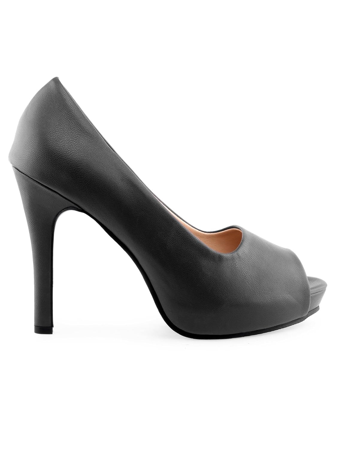 shuz touch black pumps & peep toes