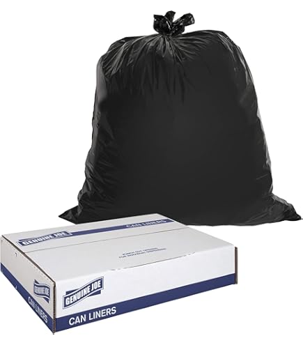 Genuine Joe GJO01229 Expandable Drawstring Trash Can Liner, 13
