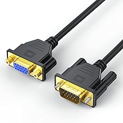 UV-CABLE 2-Pack VGA Extension Cable 6ft, VGA Cable