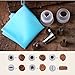 Cake Decorating Kit Pastry Tips, Food Grade Stainless Steel 6pcs Icing Piping Tips, Nozzles Set with Reusable Silicone Pastry Bag and Plastic Coupler, Baking Tools for Cake Cupcakes Cookies Decoration
