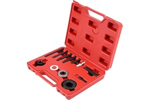 Fydun 12 Pcs Power Steering Alternator Pump Pulley Puller Remover Installer Tool Set | Heavy Duty Alloy Steel | Fits Multiple