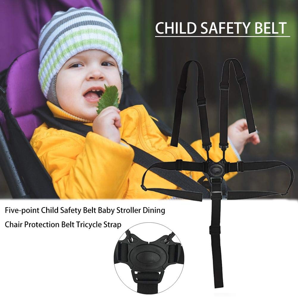 Ceinture De Securite A Cinq Points Pour Enfant Harnais De Chaise Haute Poussette Pour Bebe Chaise De Protection Ceinture De Protection Tricycle Catchermy Sangles De Chaise Haute Harnais Et Sangles De Securite