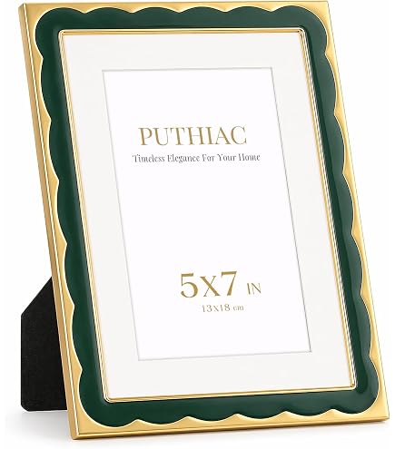 Amazon.com - Isaac Jacobs 4x6 Green Velvet Picture Frame w