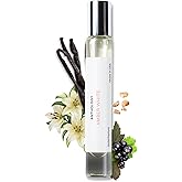 Anthology Amber White Roll on Perfume Oil for Women 0.3oz 9 ML | Amber, Vanilla, Sandalwood | Alcohol Free Rollerball | Clean & Cruelty-Free Fragrance