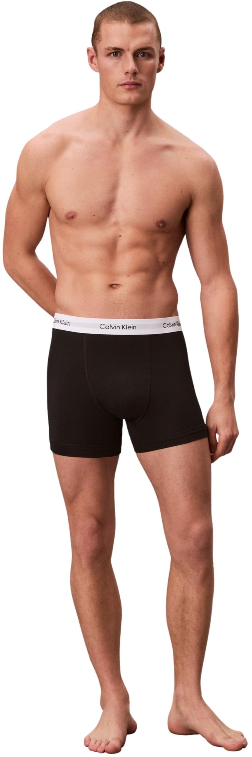 Calvin Klein Herren Boxershorts Low Rise TRUNK, 3er Pack U2664G, Ohne Eingriff, Mehrfarbig ( Schwarz (001 Black) ) - Large 4