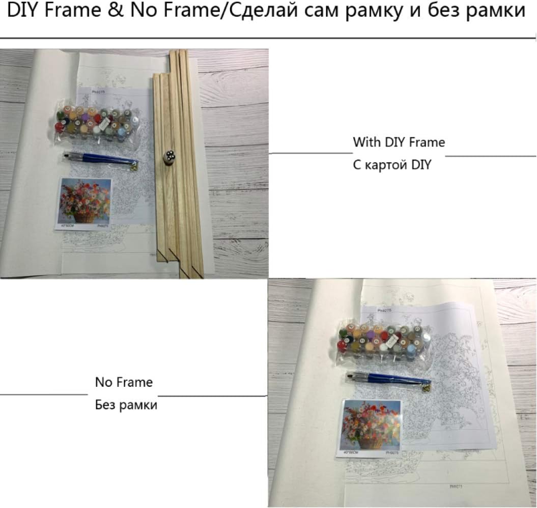 Laoniebaozhuang Diy Olgemalde Nach Zahlen Schone London England Landschaft Leinwand Hochzeitsdekoration Kunst Bild Geschenk 50x60cm Mit Rahmen Amazon De Kuche Haushalt