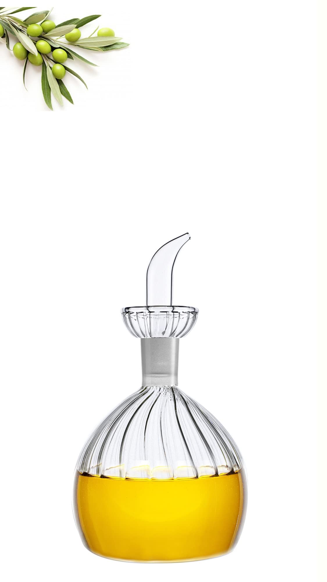 HAIZEEN 150ml Dripless Olive Oil and Vinegar Dispenser Pourer for BBQ and Kitchen or Soap Dispenser for Bathroom