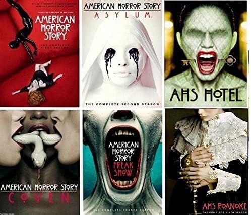 American Horror Story: Complete Series All Season 1-6 DVD Set 1 2 3 4 5 6