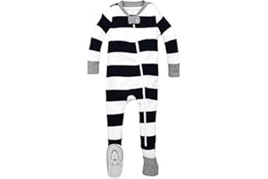 Burt's Bees Baby Boys' Snug Fit One-Piece Footed Non-Slip Sleeper