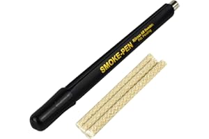 Regin Smoke Pen Plus Three (3) Wicks-Economy Kit. Dense, White Smoke Trail for Finding Drafts and Air Leaks. 30 Minutes per W
