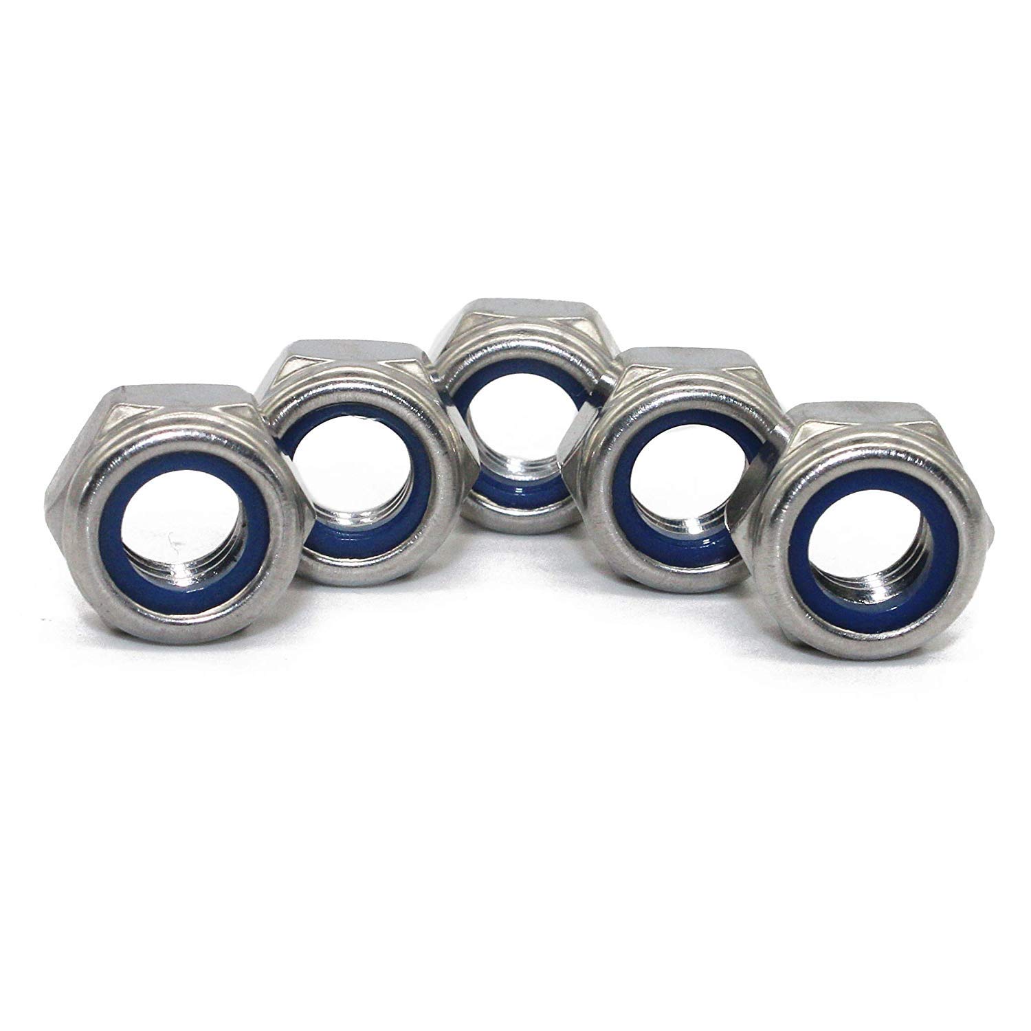 Locking Nuts M24 DIN 985 A2 Stainless Steel Pack of 1 | Locking Nuts | Stop Nuts | Self-Locking Hex Nuts V2A