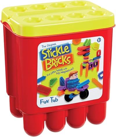 Stickle Bricks Fun Tub Creative Construction Toy 18 Months+
