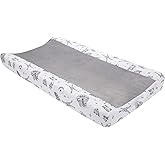 Lambs & Ivy Star Wars Millennium Falcon White/Gray Soft Changing Pad Cover