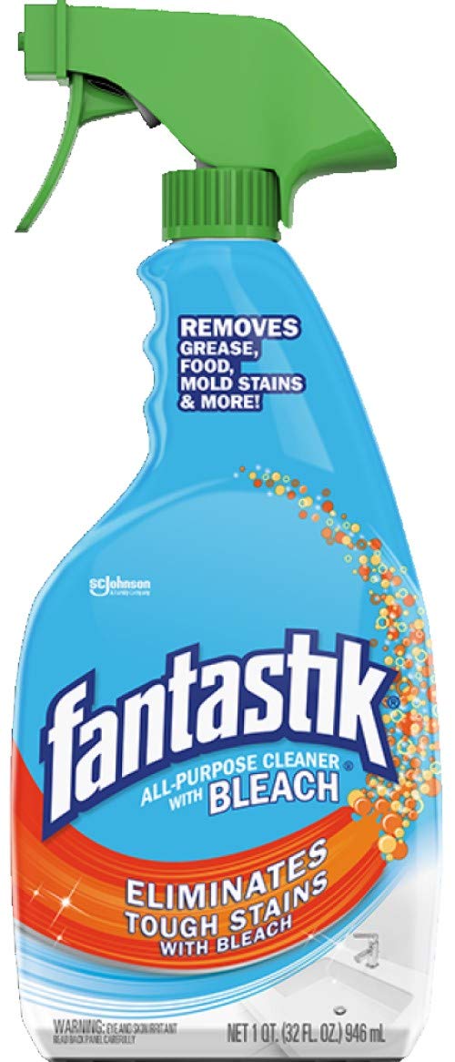 Fantastik All Purpose Cleaner with Bleach, 32 Ounce Trigger