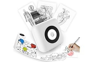 LFPERT Bluetooth Portable Thermal Printer - Inkless Wireless Photo Printer for iPhone& Android, CP1 Mini Printer for School Notes, Picture, Journal, DIY Creation, Children's Gifts