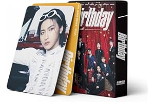 BAOSAI 55PCS Lomo Cards Album Photocards for Fan Collection(Red)