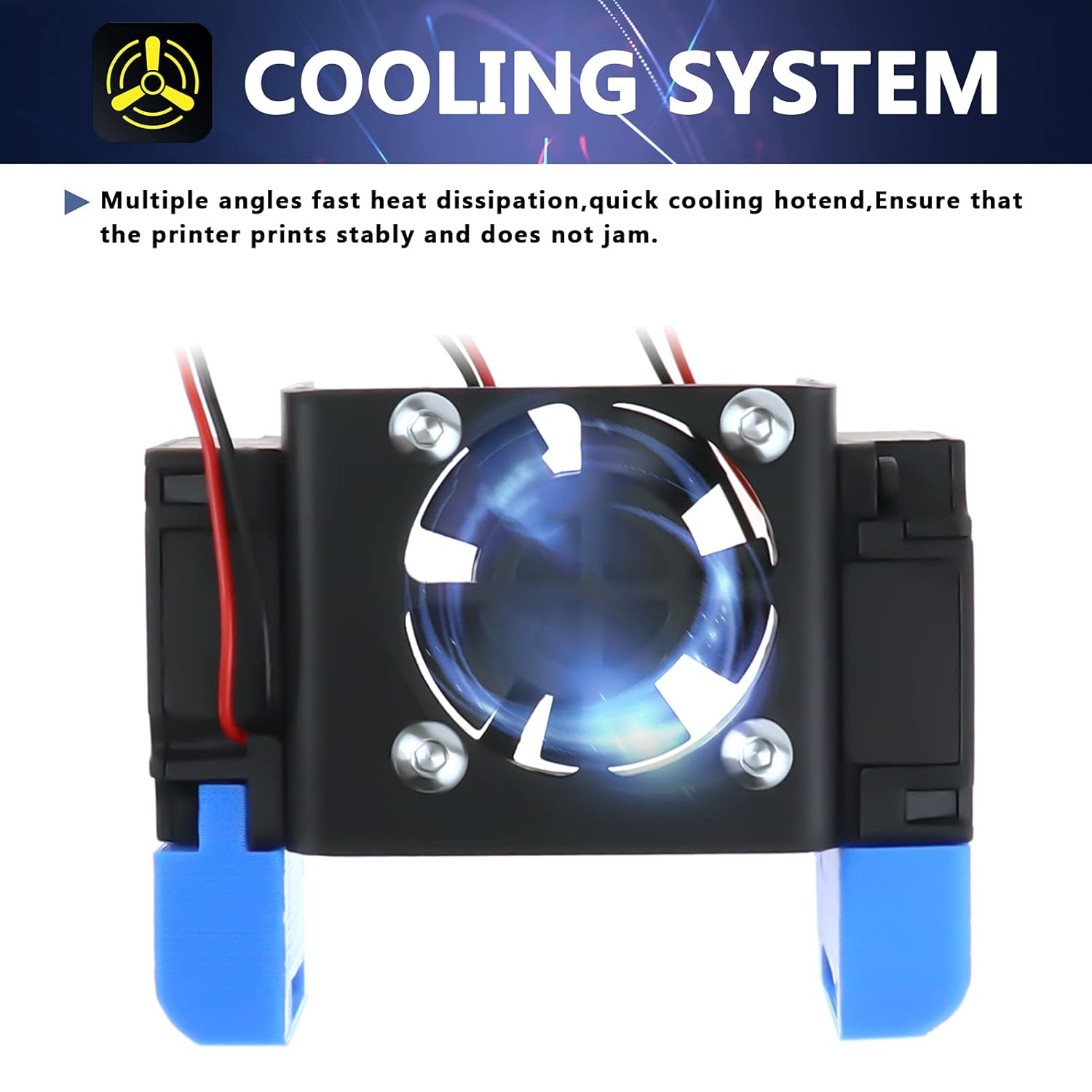 Haldis 3D Cooling Fans kit. Upgrade 3Pcs 3010 Fans with Metal Frame Mini Quite 30x30x10mm Fan for Creality 3D Printer (24V): Industrial & Scientific