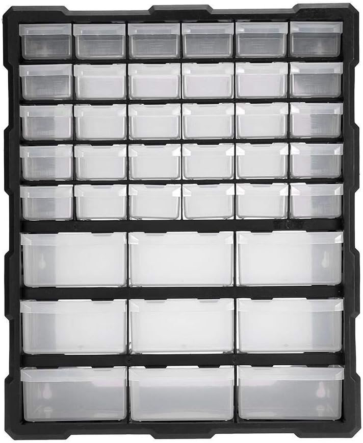 Noir 39 Tiroirs Gototo Casier Armoire De Rangement 39 Tiroirs Armoire A Outils En Plastique Boite A Outils Rangement Armoires A Outils Bricolage