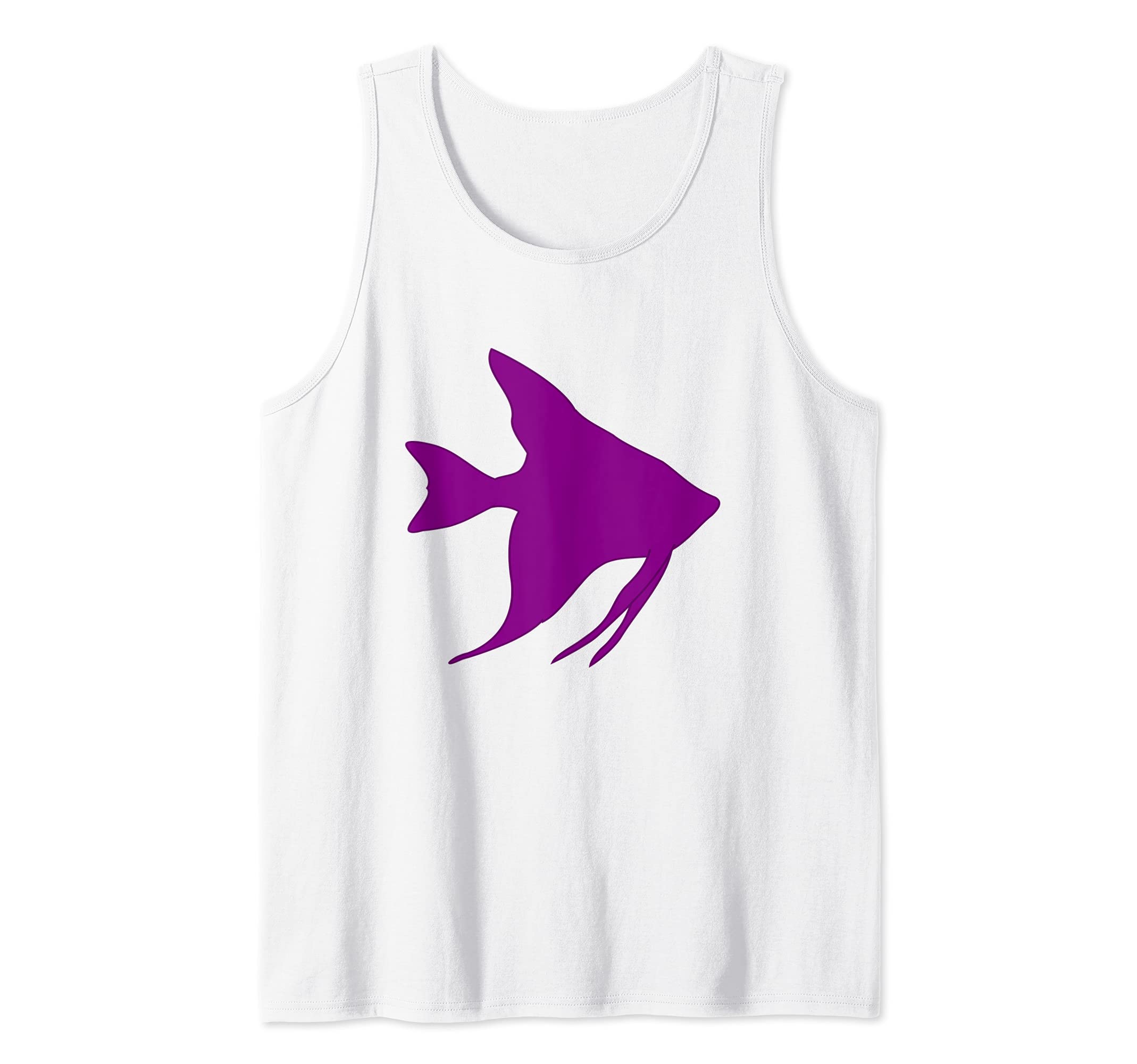Purple Angel Fish Aquarium Pet Tank Top