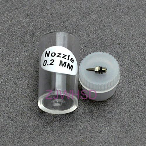 0.2 mm Airbrush Accessories Machine part Fluid Nozzle Brand New with Bottle [Gold Sister]