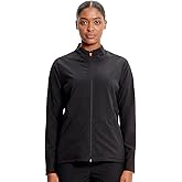 Cherokee Infinity Womens Zip Front Scrub Jacket, Contemporary Fit, Stand-Up Collar, 2 Pockets, Back yoke seams - IN320A