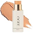 Ogee Sculpted Complexion Foundation Stick (Willow 3.00C - Medium Light, Peach-Beige Undertones) Full Coverage Foundation Makeup - Instantly Balance & Even Complexion - 70% Organic Ingredients