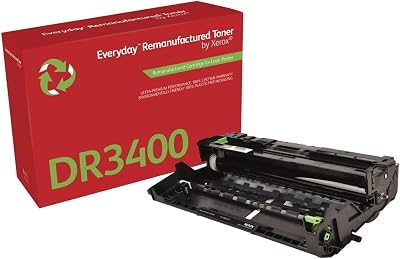Xerox Compatible Brother DR3400 Black Drum Unit Standard Capacity Remanufactured