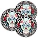 Day of The Dead Round Plates, 7