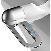 Jeriussg Bidet Attachment for Toilet Ultra Slim Non-Electric Bidet for Standard Toilet Self-Cleaning Dual Nozzle Adjustable Pressure, Feminine Wash Bidet Attachment