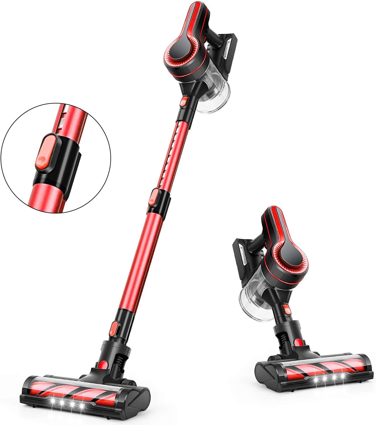 APOSEN Cordless Vacuum Cleaner 18000Pa Strong Suction Detachable
