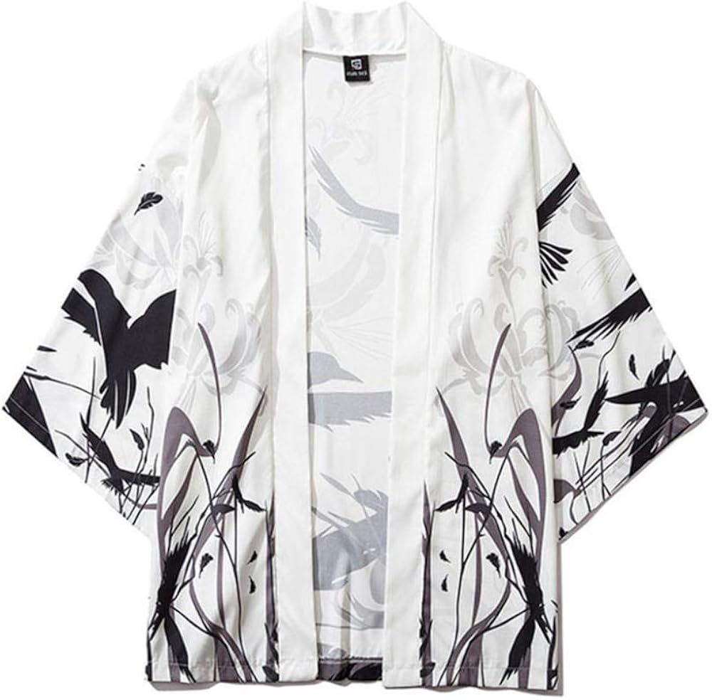 Hombres Mujeres Kimonos Ropa Japonesa Kimono Cardigan Cosplay Hombres