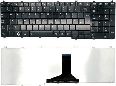 AJPARTS UK Keyboard for Toshiba Satellite L750 L750D L755 L755D C655D UK Layout