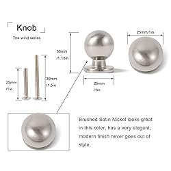 khtumeware Brushed Nickel Cabinet knobs,8 Pack 1