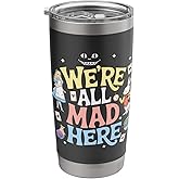 We're All Mad Here Alice In Wonderland Stainless Steel Insulated Tumbler